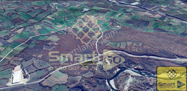 Yenice Üçkabaağaç'da 3.998 M² Satılık Tarla