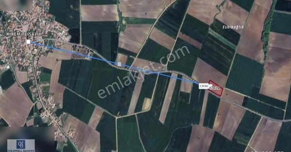 Edirne Uzunköprü Kiremitçisalih Köyünde 5.837 M² Müstakil Tapulu