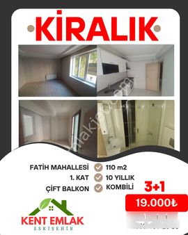Kent Emlak'tan Fatih Mahallesinde 3+1 Kombili Kiralık Daire