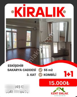 Kent Emlak'tan Sakarya Caddedi Yakını Kiralık 1+1 Daire