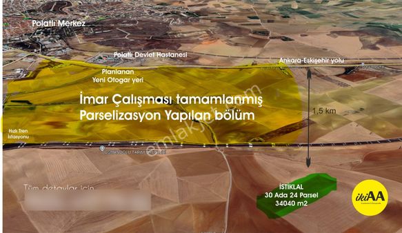 Polatlı İstiklal İmar Dibi Kök Tapu Müstakil Sorunsuz