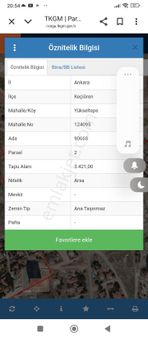 Yükseltepe Mah Kat Karşılığı Arsa Site Arsası Emsal 1.60