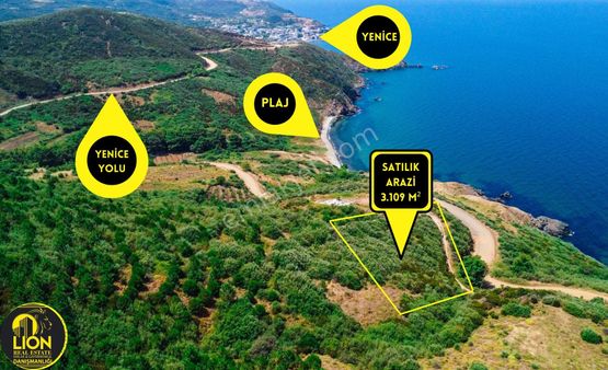 Bandırma Sahil Yenice Mahallesinde Deniz Manzaralı 3109 M² Satılık Fırsat Arazi