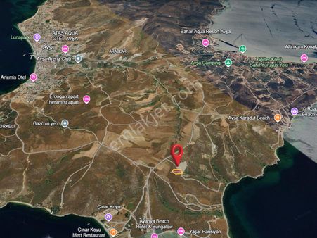 Balıkesir Marmara Avşa Yiğitlerde Deniz Manzaralı Satılık Tarla