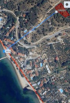 Yalova Armutlu Fıstıklı'da Satılık 2589m2 Arsa Deniz Manzaralı