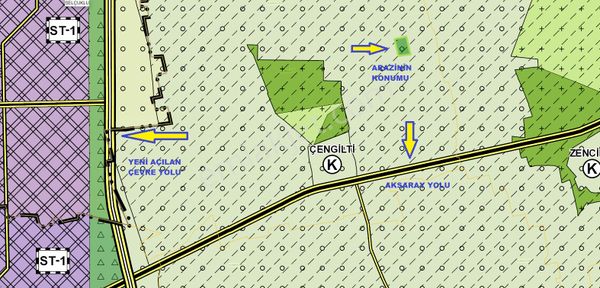 Çengiltide Aksaray Yolu Civarı Nitelikli Cazip Arazi