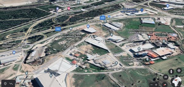 Havalimanı Karşısında Depo İmarlı ( Hisseli Tapu Açıklamayı Okuyun ) 500 M2 Arsa