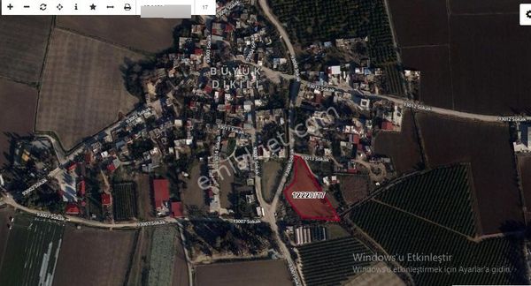 Tek Tapu Büyükdikili İçi Yol Kenarı 5096m2