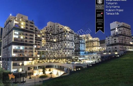 Lüx Site Terrace Mix'de 1+0 Havuz Cephe Eşyalı Satılık Daire