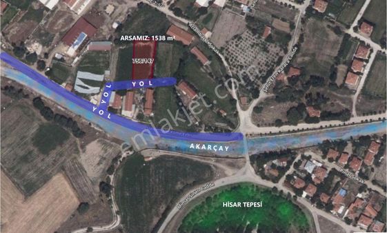 İlbey // Şuhut Merkez "taşlıca" Mahallesinde Satılık 1538 M² Arsa