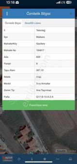 Huzurdan Malkara Gazibey De Satılık İmarlı Arsa