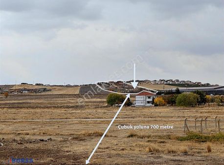 Çubuk Anayola 700m, Güvenlikli Site İçinde, Hisse Tapulu Arsa