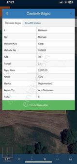Hly Gayrimenkul'den Çarşı Mahallesinde 3.200 M2 Satılık Tarla