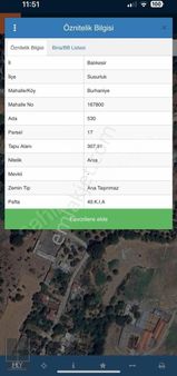 Hly'den Susurluk Burhaniye'de 307 M2 Satılık Arsa