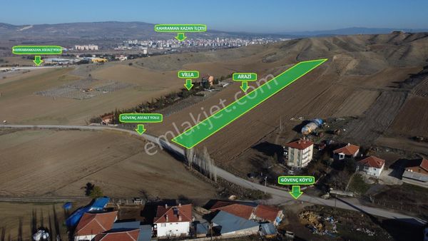 Ulucandan Ankara Kahramankazanda Asfalta Cephe Uygun Arazi