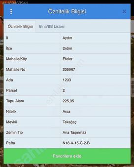 Efelerde Uygun Fiyatlı Daire Arsası