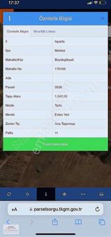 Satılık Büyükgökçeli Köyünde Tarla