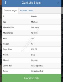 Tarcanlardan Bilecikte Yatırımlık 860 Metre Kare Tarla