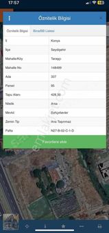 Bahçelievlerde Beyşehir Yolunda Satılık Arsa