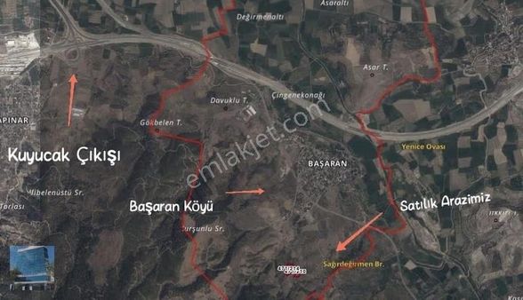 İzmir Aydın Otobanına 6 Km Mesafede Zeytinlik
