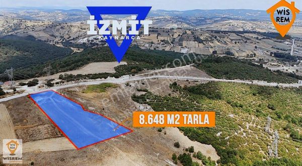 Kocaeli İzmit Kaynarca Mah De Satılık 8.648 M2 Tarla