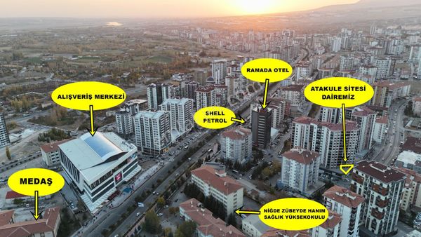 E.gökal Kiralık ! Atakule Sitesi Teraslı 3+1 Lüx Yapılı 1.kat !