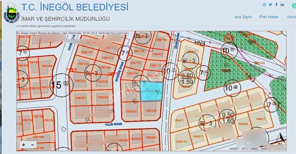 Ulucan Dan İnegöl Akhisar Mahallesinde 6 Dairelik Arsa