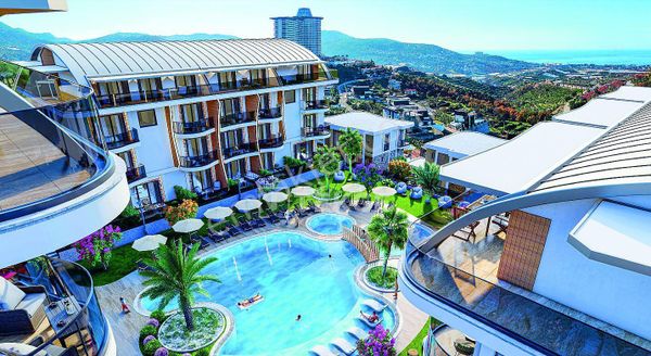 Alanya Kargıcak'ta Panoramik Şehir Manzaralı Daireler