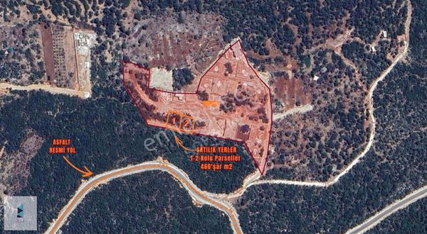 Soft Emlaktan Kaş'a 8 Km Bayındır'da 460m2 Satılık Tarla