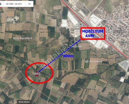 Mobilyum Avm Arkası İmara 900 M Satılık 3154 M2 Tarla !!