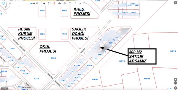 Satılık Arsa- Kreş Sağlık Ocağı Ve Okul Projesine Sıfır Noktada