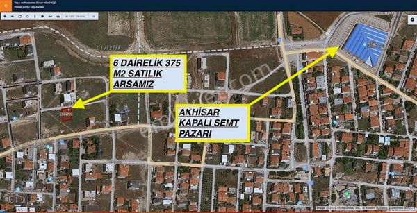Fsm Bulvarına 1 Parsel 375 M² Çift Dairelik Satılık Arsa