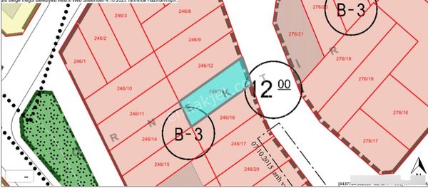 İnegöl Cerrah Ta Fırsat 185 M2 Yatırıma Uygun Satılık Arsa