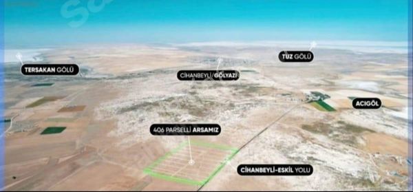 Konya Cihanbeyli De 235m² Hisseli İmarlı Arsa