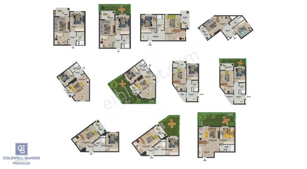 Cb Premıum'dan İmaj Bulvar Projesi'nde Satılık 1+1 Daire