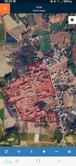 Manavgat Hatiplerde 1320m² Çevrili Yatırımlık Arsa Noter Satışlı