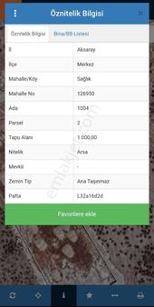 Yeni Sanayi Sitesi Karşısı Satılık 1.000 M² Arsa