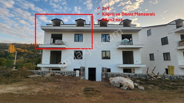 Deniz'den Köprü Ve Deniz Manzaralı Sıfır 2+1 Çatı Dubleks