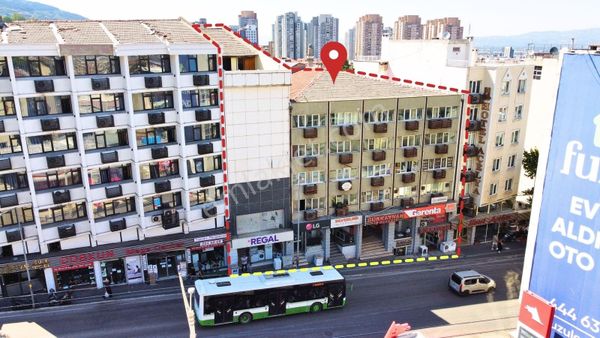 Bursa Merkez İnönü Caddesinde Satılık Komple Bina