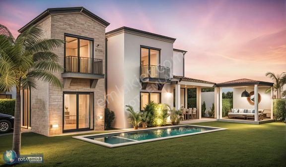 Rotadan Kuşadası'nda Plaja Yakın Yepyeni Alaçatı Konseptli Villa