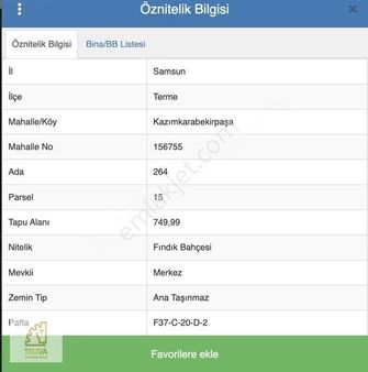 Truva // Burak Korkmaz'dan Terme'de Ev Yapımına Uygun Tarla