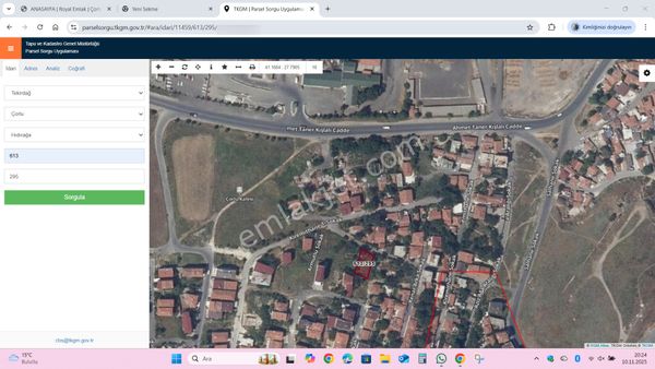 Çorlu Da Sözleşmeli Satılık 3 Kat İmarlı Konut Arsası