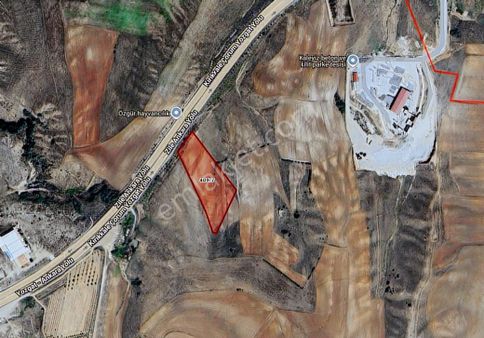 Kırıkkale Balışeyh 'de Anayola Sıfır Sanayi İmarlı Tek Tapu