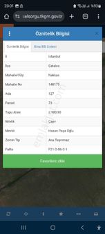 Uzemar'dan/çatalca/nakkaş/satılık &