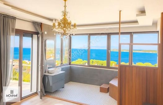 Full Deniz Panorama Müstakil Villa Urla İskelede...4+2 300m2 Oto