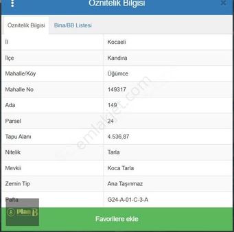 Kandıra Üğümce'de 4.536 M² Satılık Yatırımlık Parsel