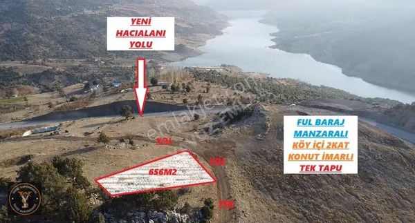 Full Baraj Manzaralı Önü Kapanmaz Tek Tapu Arsa