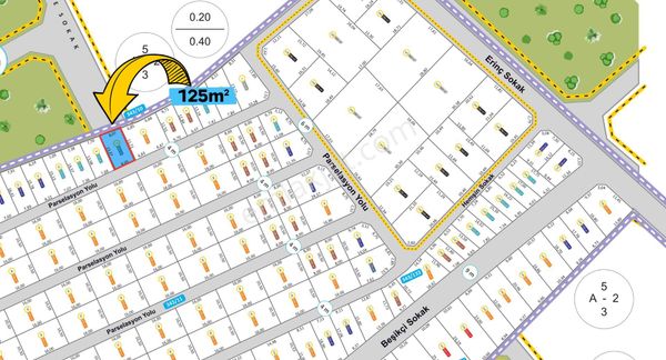 Tekirdağ Merkez'de Deniz Manzaralı, Araç Takaslı İmarlı Arsa 125m²