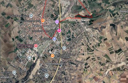 Kahramankazan'da 3000.m2 Müstakil Tapu Kat Karşılığı Arsa