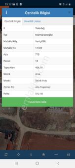 Satılık Yatırımlık İmarlı Arsa Tekirdağ Marmaraereğlisi Yeniçiftlik